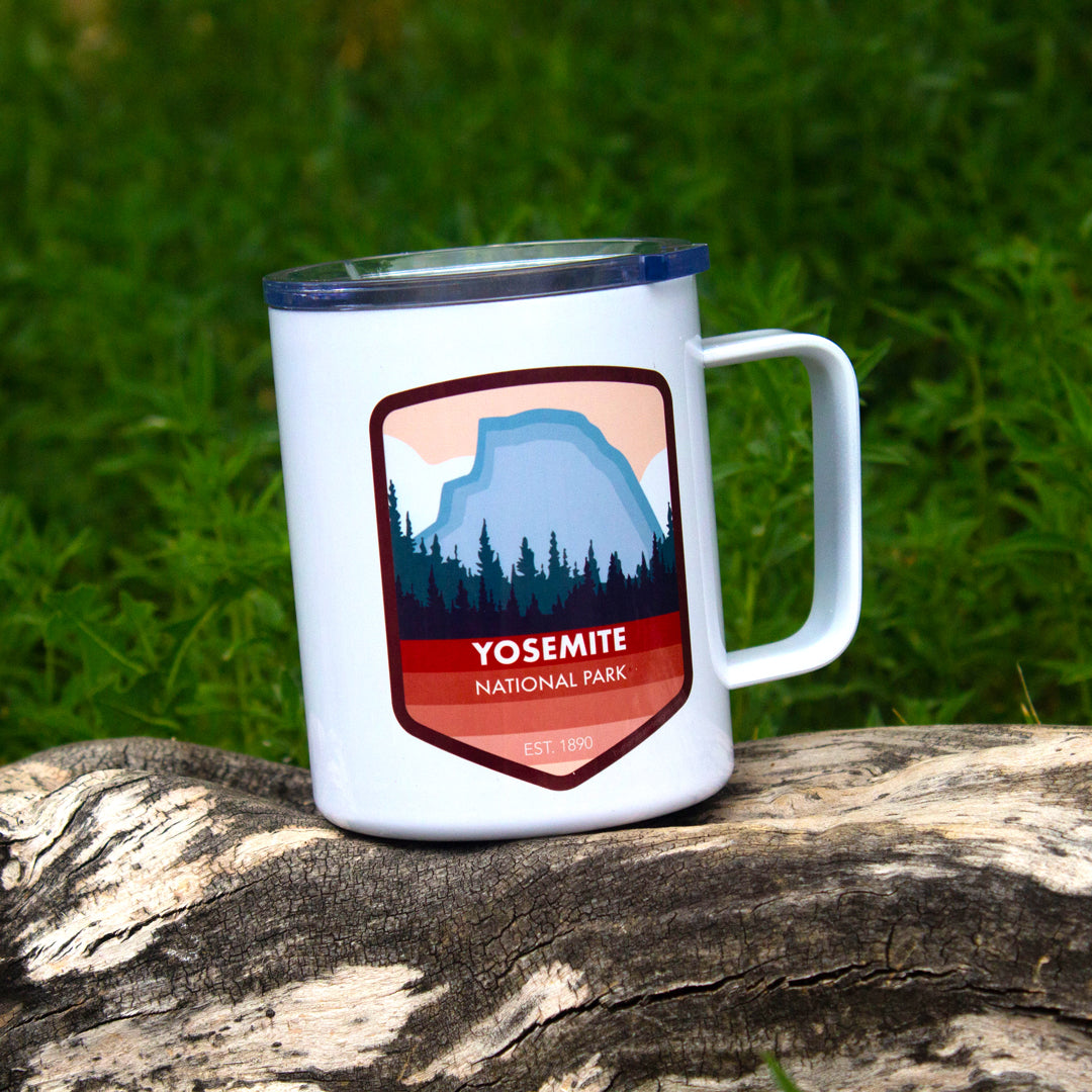 Yosemite National Park - Vintage Travel Coffee Mug by Just Eclectic - Pixels