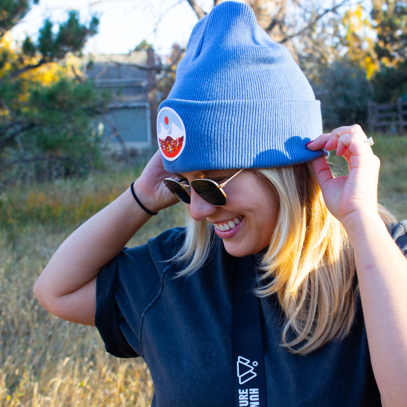 Mountain Patch Beanie - Gift for Nature Lover