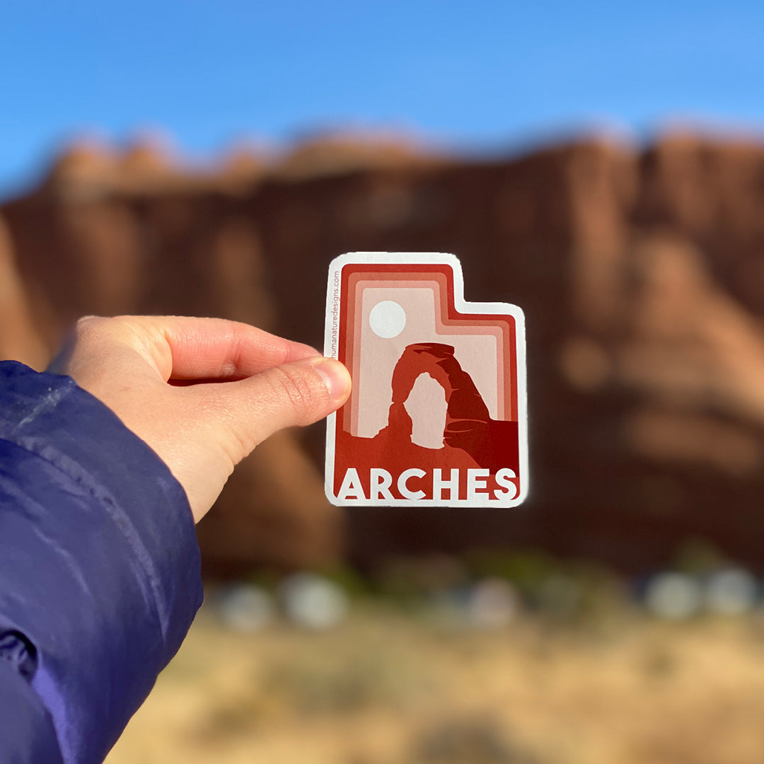 Arches National Park Sticker, Arches Sticker - National Parks Sticker ...